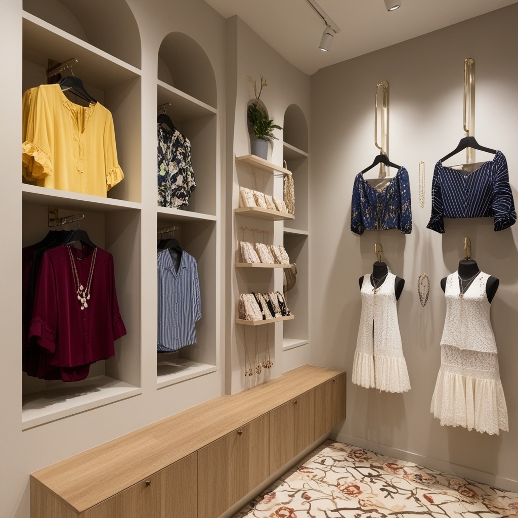 Top Small Saree Shop Interior Design Ideas - Transform Your Store Now | Paintit.ai - 15