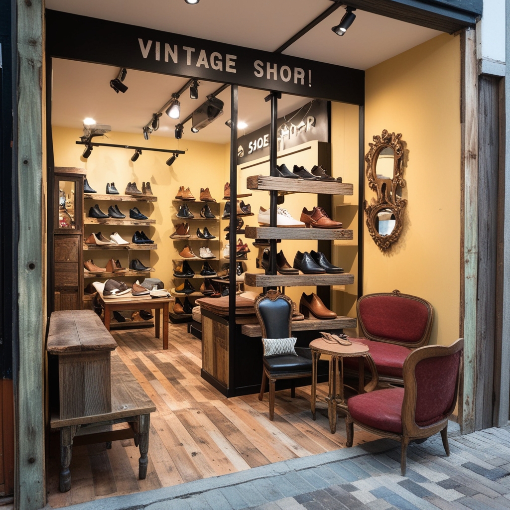 Low Budget Small Shoe Shop Interior Design Ideas - Best solution from Paintit.ai - 4