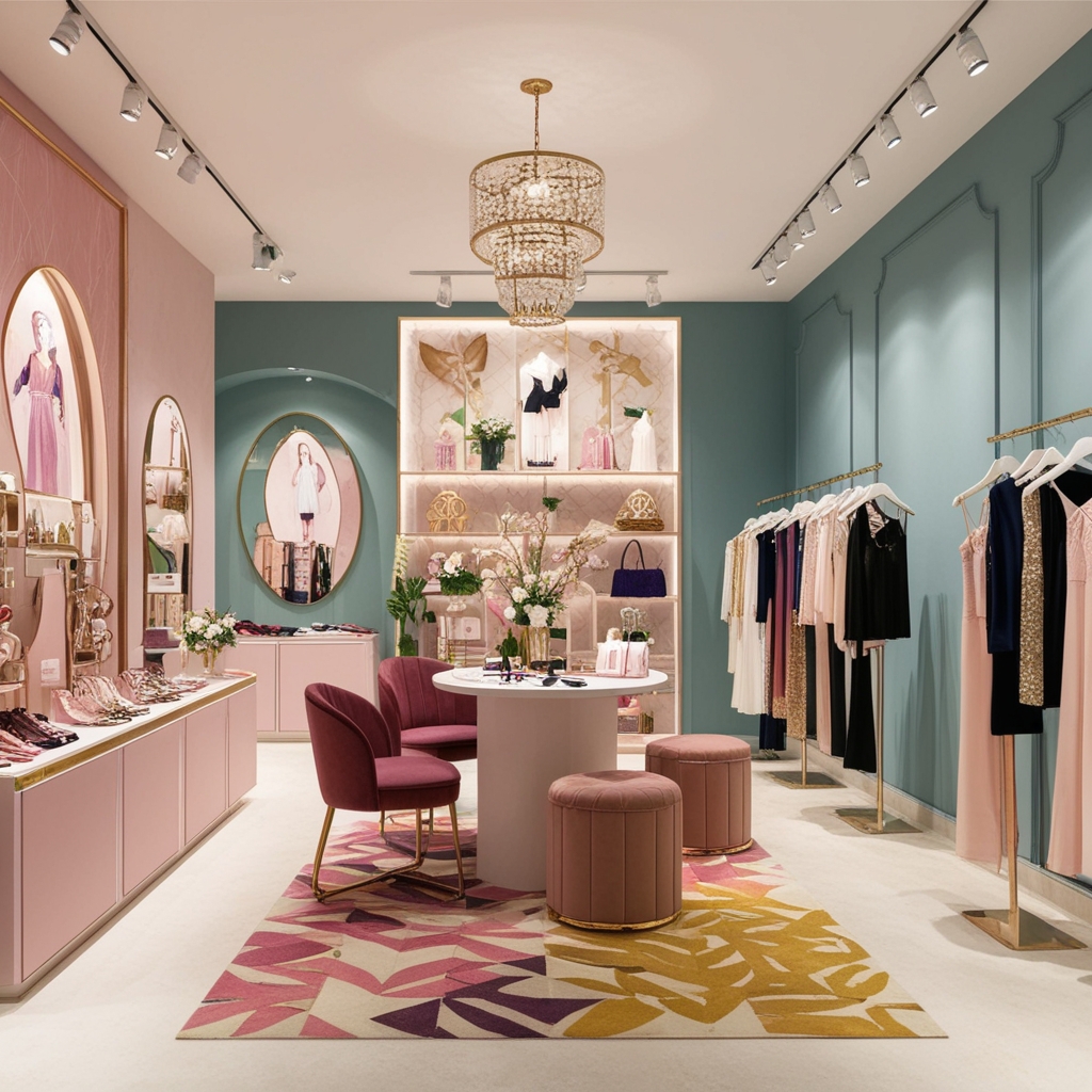 Small Clothing Boutique Interior Design Ideas - Best solution from Paintit.ai - 7