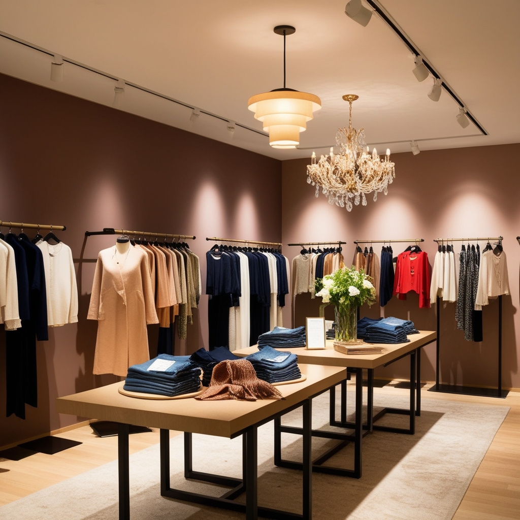 Small Clothing Boutique Interior Design Ideas - Best solution from Paintit.ai - 5