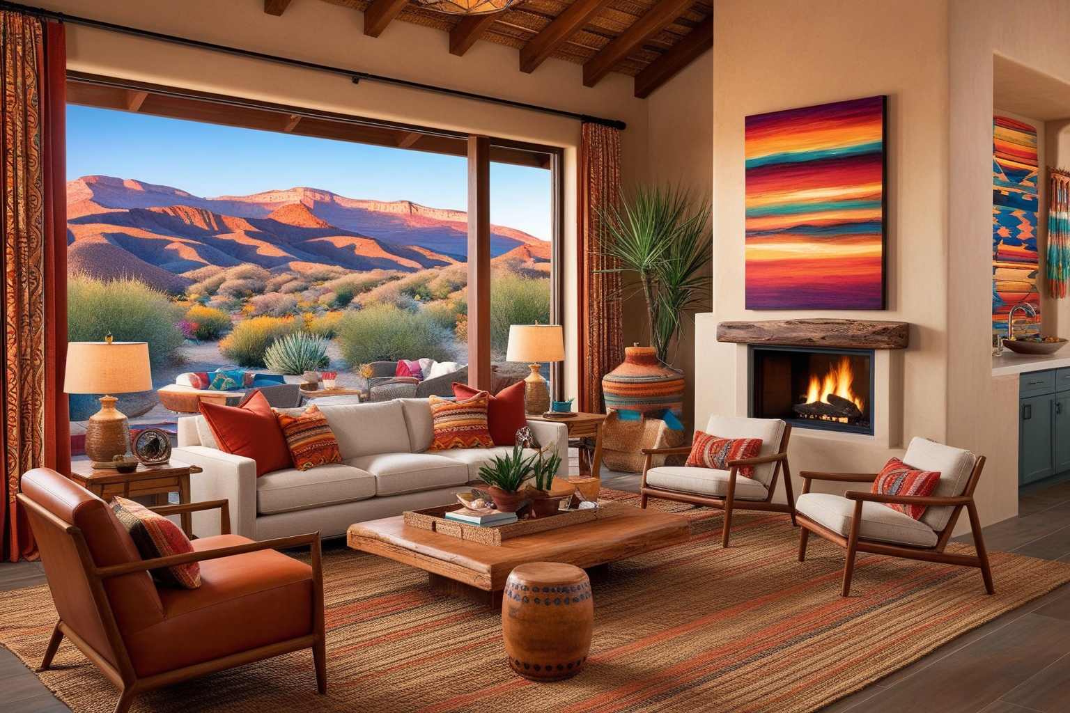 Southwest Interior Design Ideas - Best solution from Paintit.ai - 1