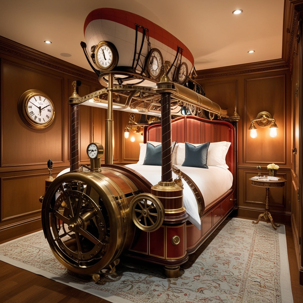 Steampunk Interior Design Ideas - Best solution from Paintit.ai - 4