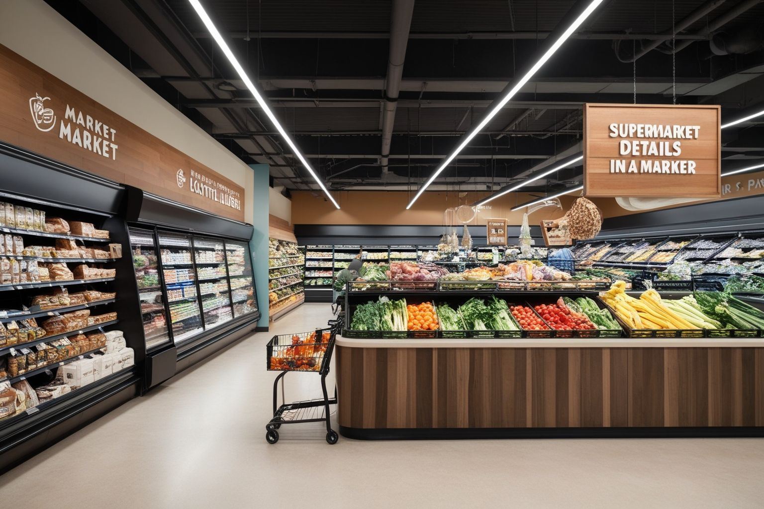 Best Supermarket Interior Design Ideas - Transform Your Store Today | Paintit.ai - 1