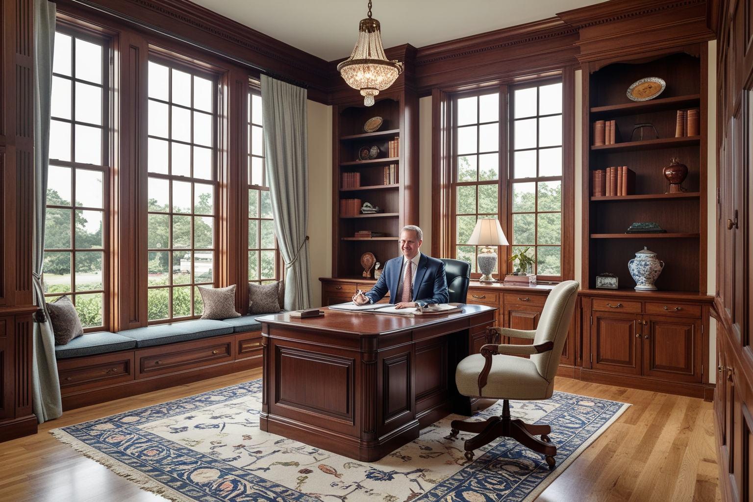 Best Traditional Office Interior Design Ideas - Get Inspired | Paintit.ai - 1