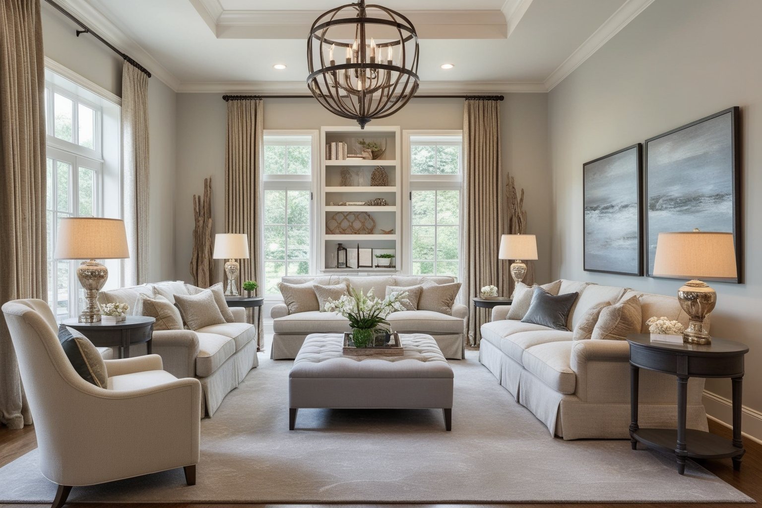 Top Transitional Interior Design Ideas | Get Inspired Now | Paintit.ai - 1