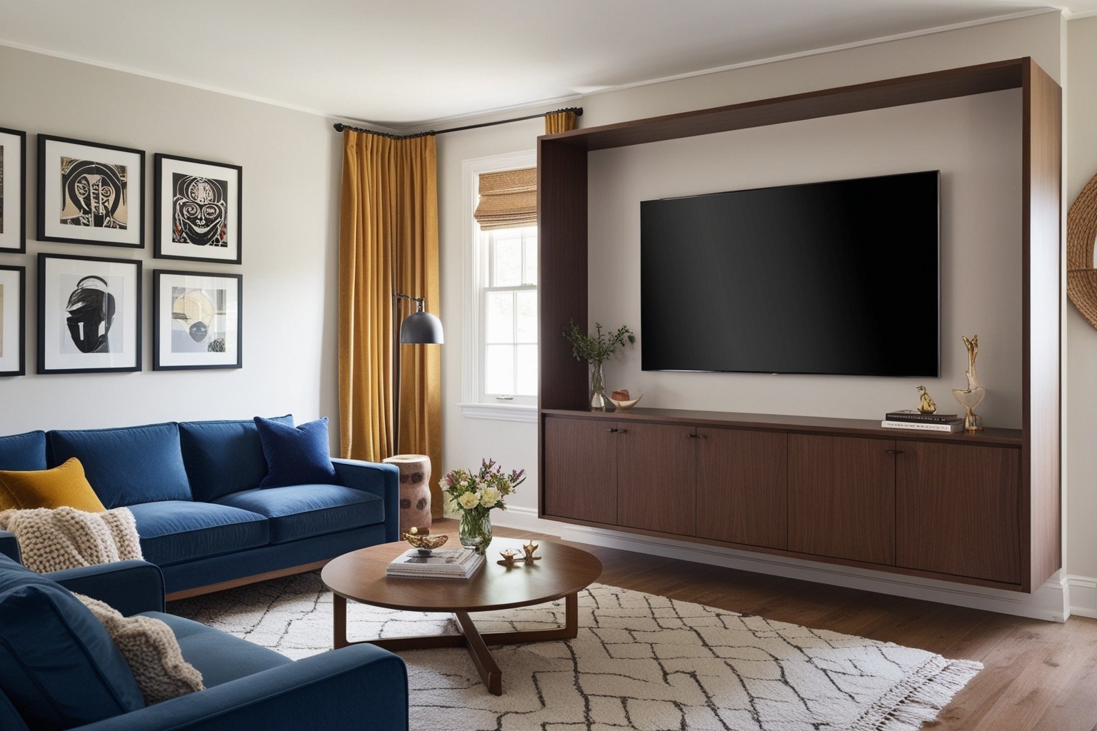Top TV Interior Design Ideas - Transform Your Space | Paintit.ai - 1