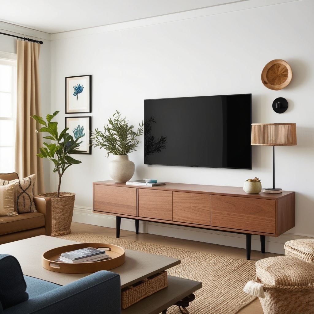 Top TV Interior Design Ideas - Transform Your Space | Paintit.ai - 2