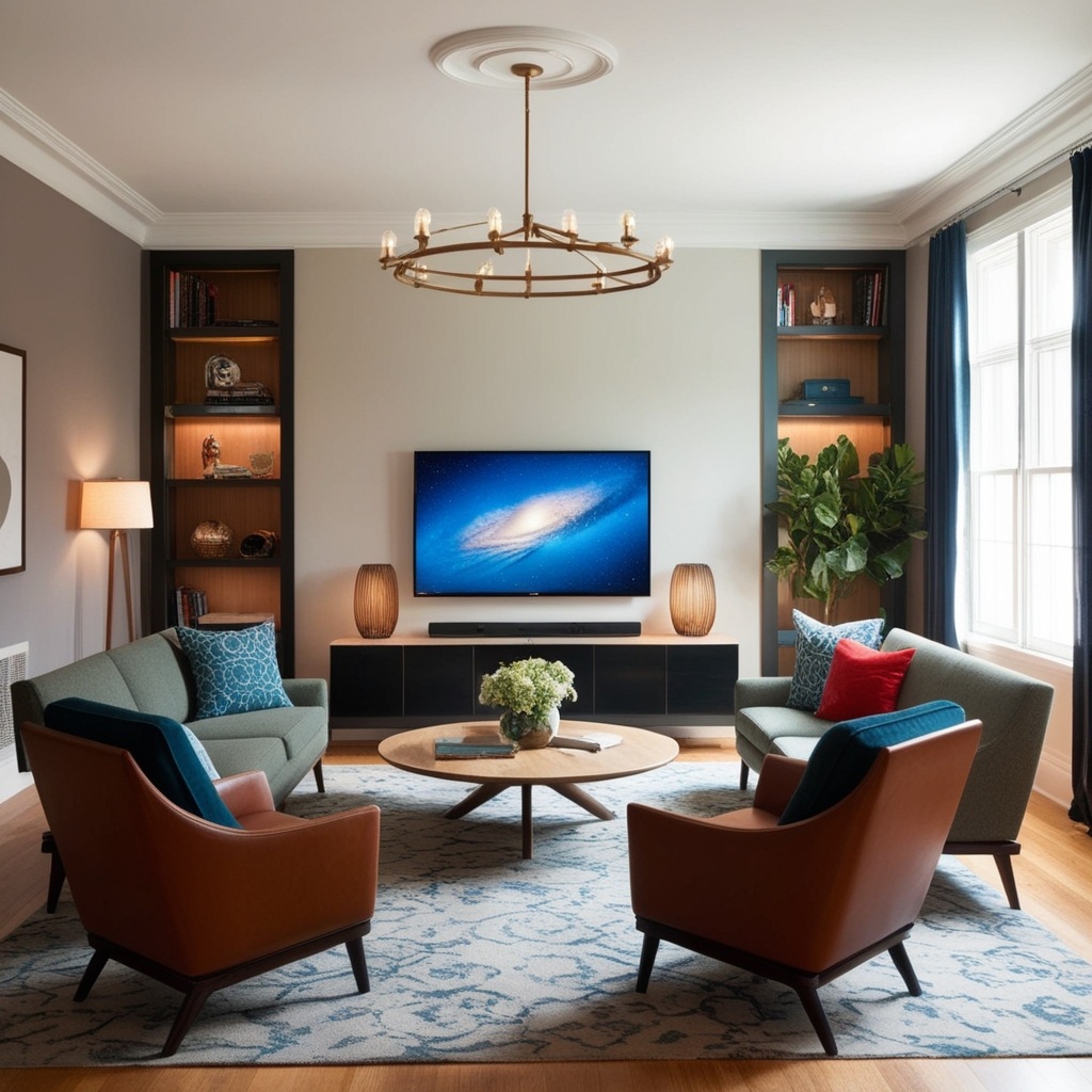 Top TV Interior Design Ideas - Transform Your Space | Paintit.ai - 12