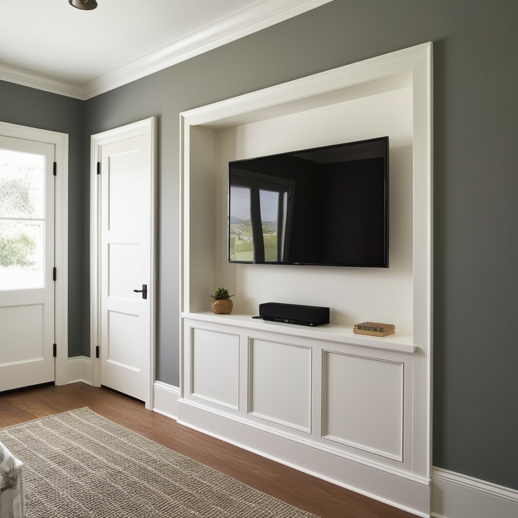 Best TV Wall Interior Design Ideas - Get Inspired Now | Paintit.ai - 13