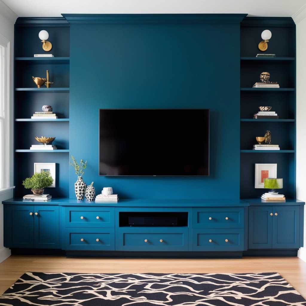 Best TV Wall Interior Design Ideas - Get Inspired Now | Paintit.ai - 20