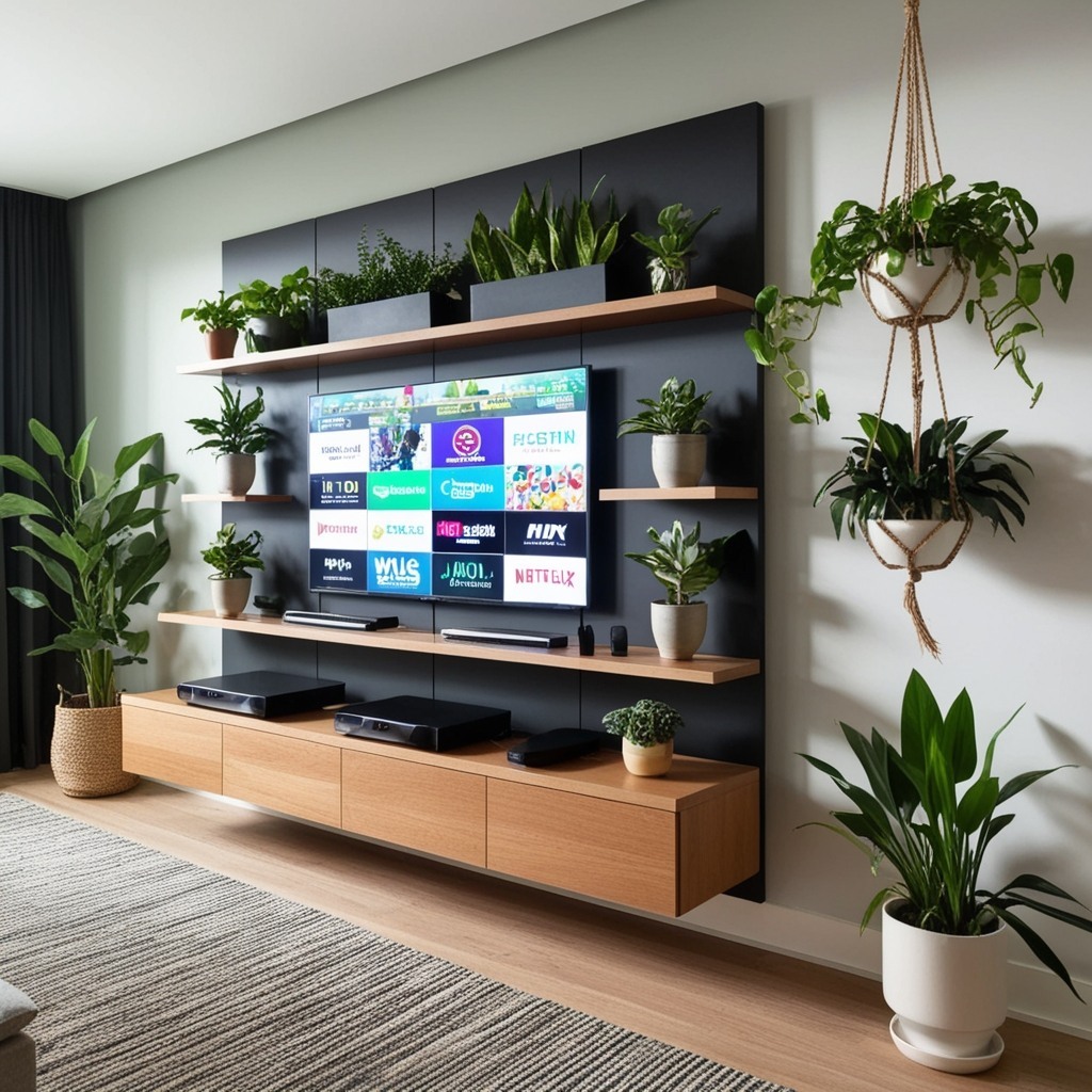 Best TV Wall Interior Design Ideas - Get Inspired Now | Paintit.ai - 27