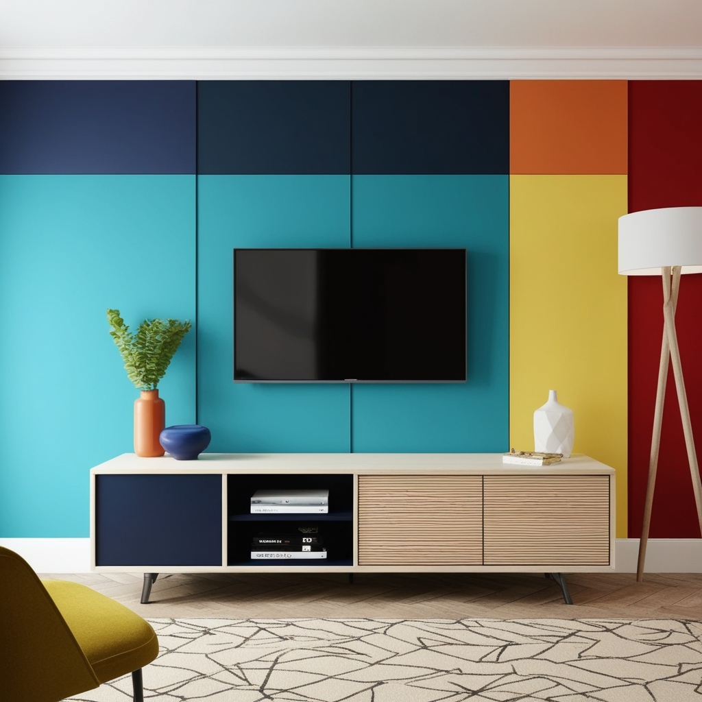 Best TV Wall Interior Design Ideas - Get Inspired Now | Paintit.ai - 31