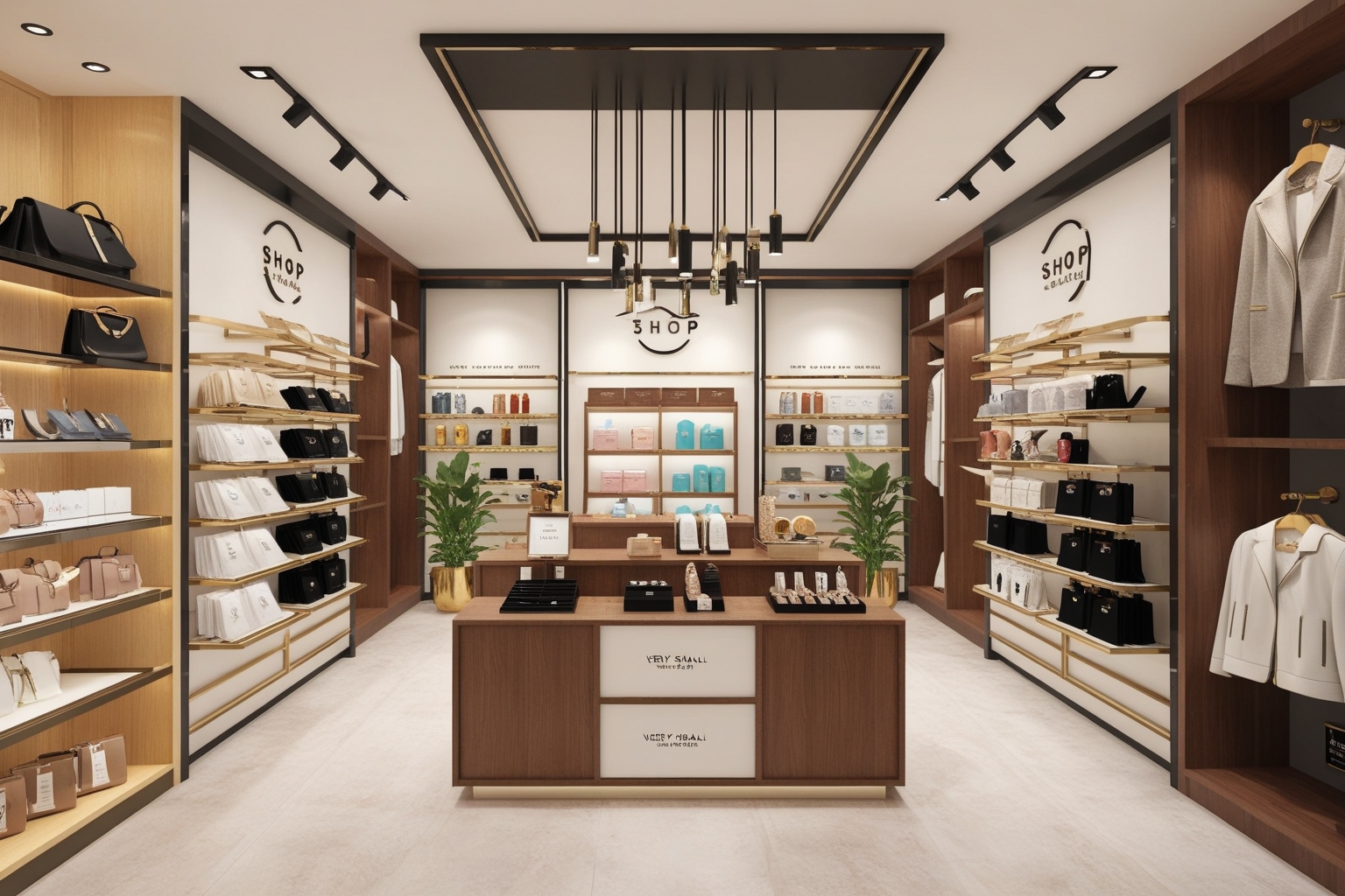 Very Small Shop Interior Design Ideas - Best solution from Paintit.ai - 1