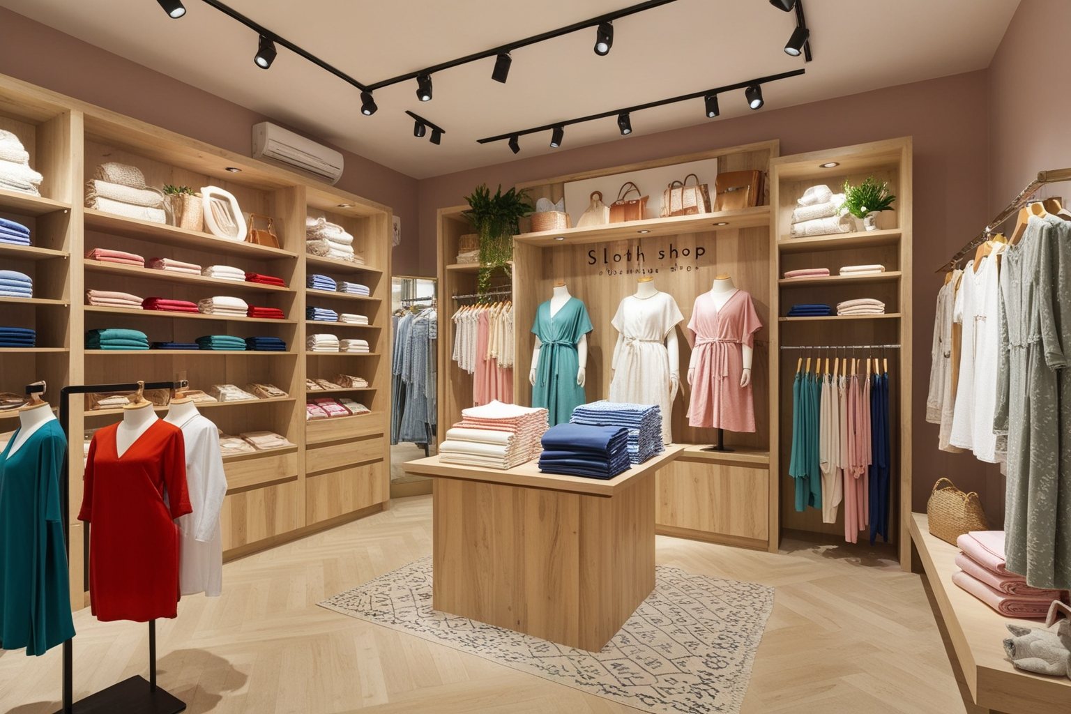 Best Visual Merchandising Small Cloth Shop Interior Design Ideas - Get Inspired | Paintit.ai - 1