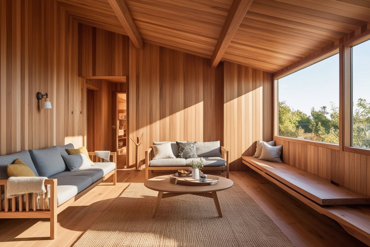 Top Wooden House Interior Design Ideas - Transform Your Home | Paintit.ai - 1