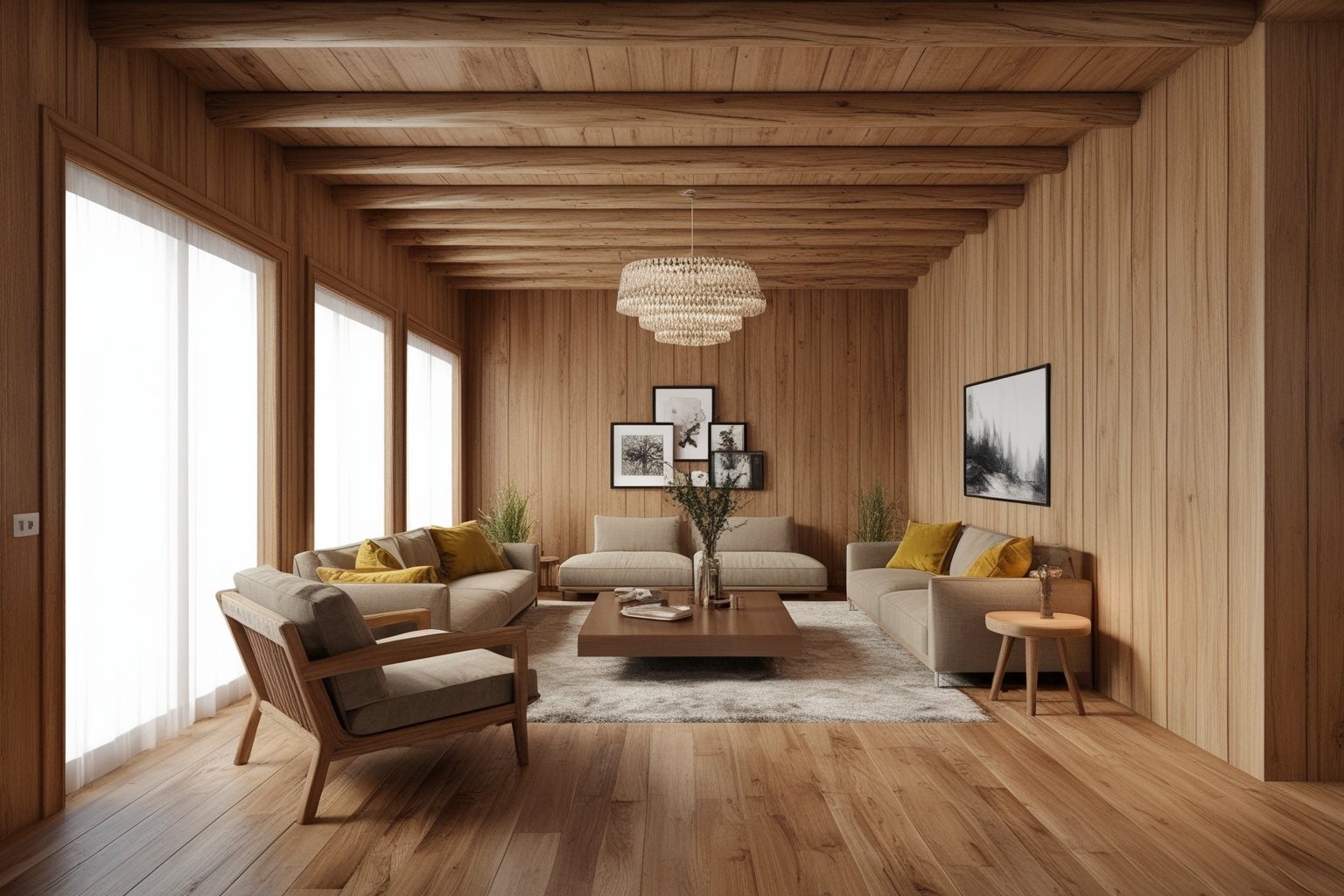 Best Wooden Interior Design Ideas to Transform Your Home | Paintit.ai - 1
