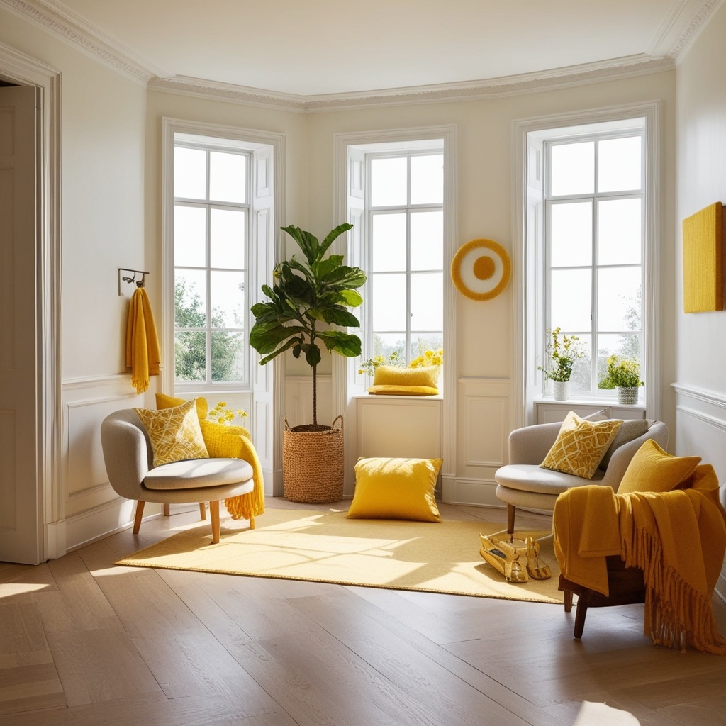 Top Yellow Interior Design Ideas - Transform Your Space | Paintit.ai - 2