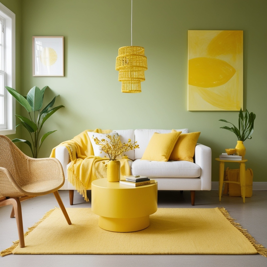 Top Yellow Interior Design Ideas - Transform Your Space | Paintit.ai - 8