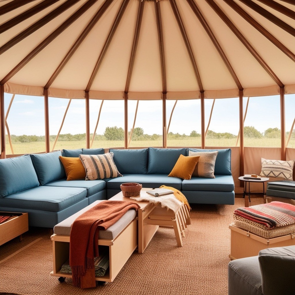 Top Yurt Interior Design Ideas – Transform Your Space Today | Paintit.ai - 3