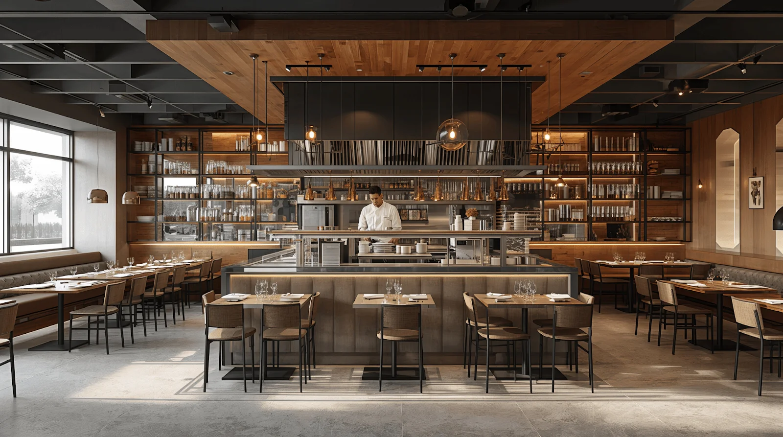 Kitchen & Service Zones