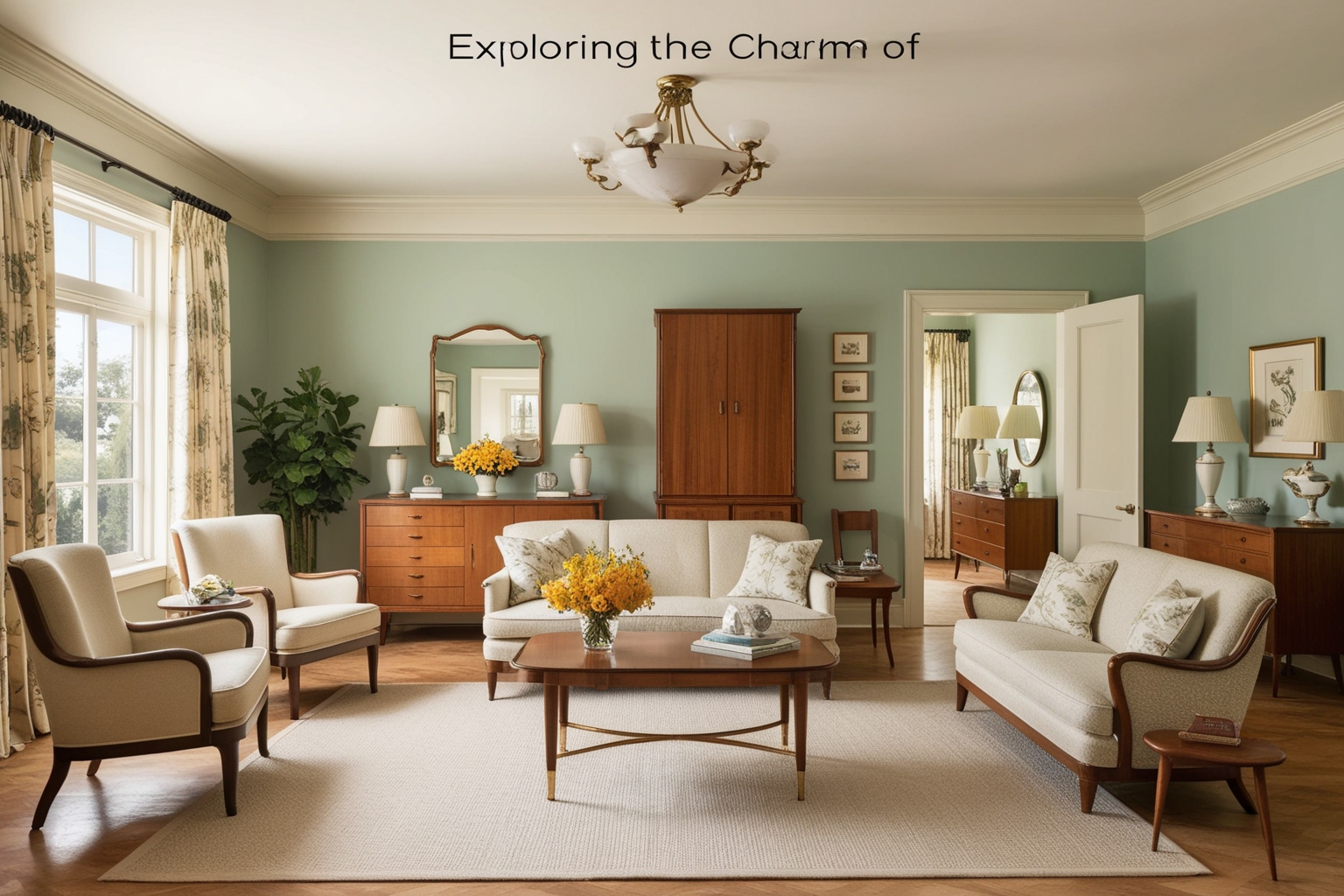 1940s Interior Design Style – Creative Home Decor Inspiration & Ideas | Paintit.ai - 1