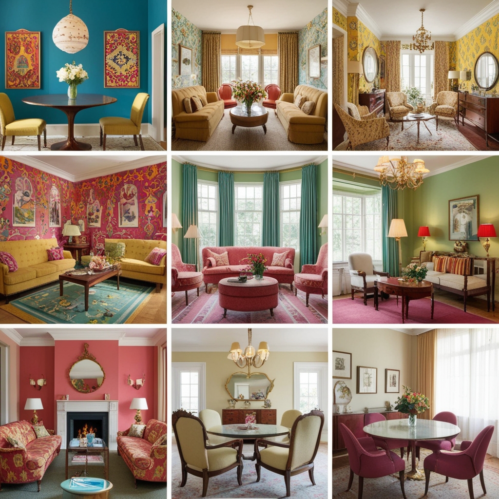 1940s Interior Design Style – Creative Home Decor Inspiration & Ideas | Paintit.ai - 8
