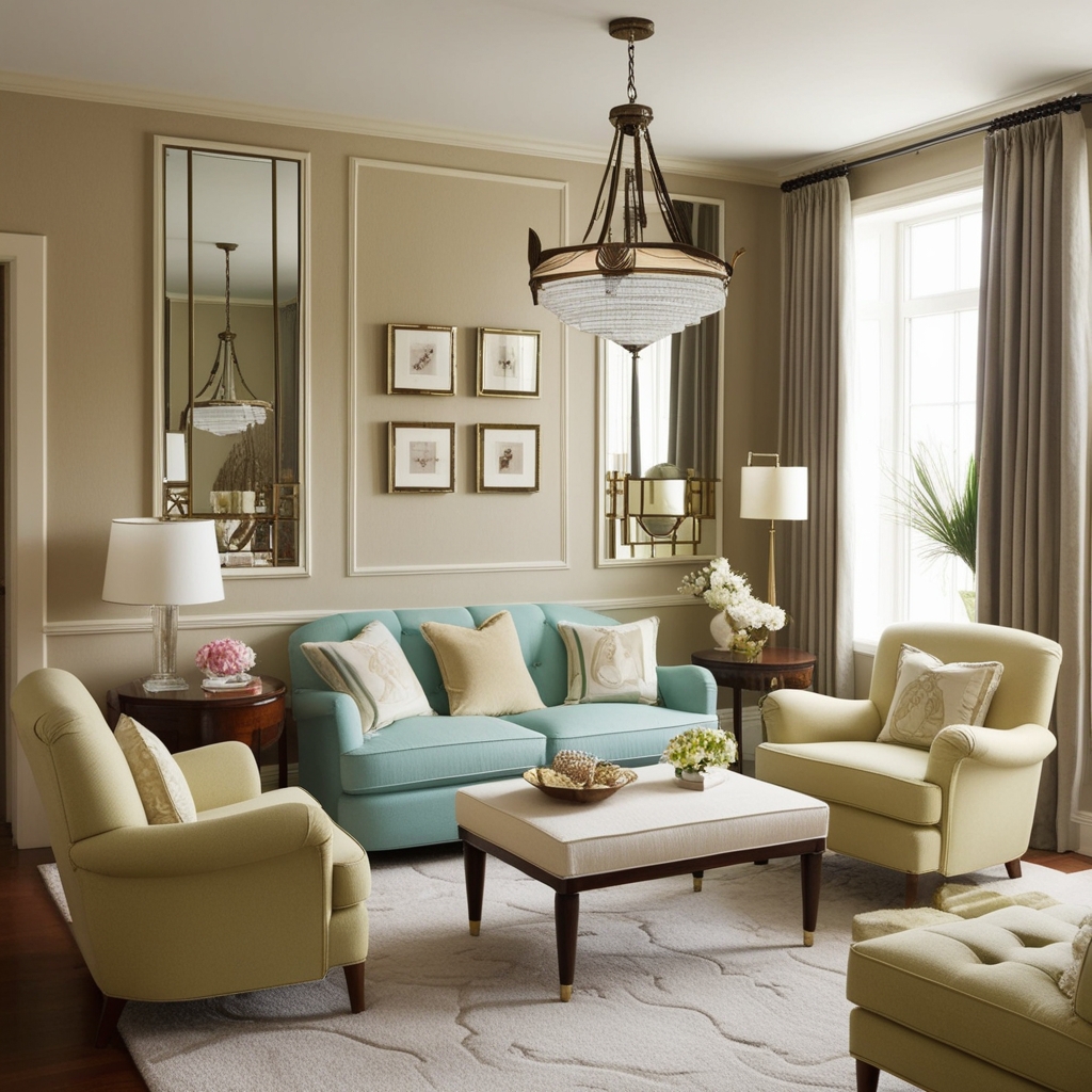 1940s Interior Design Style – Creative Home Decor Inspiration & Ideas | Paintit.ai - 4