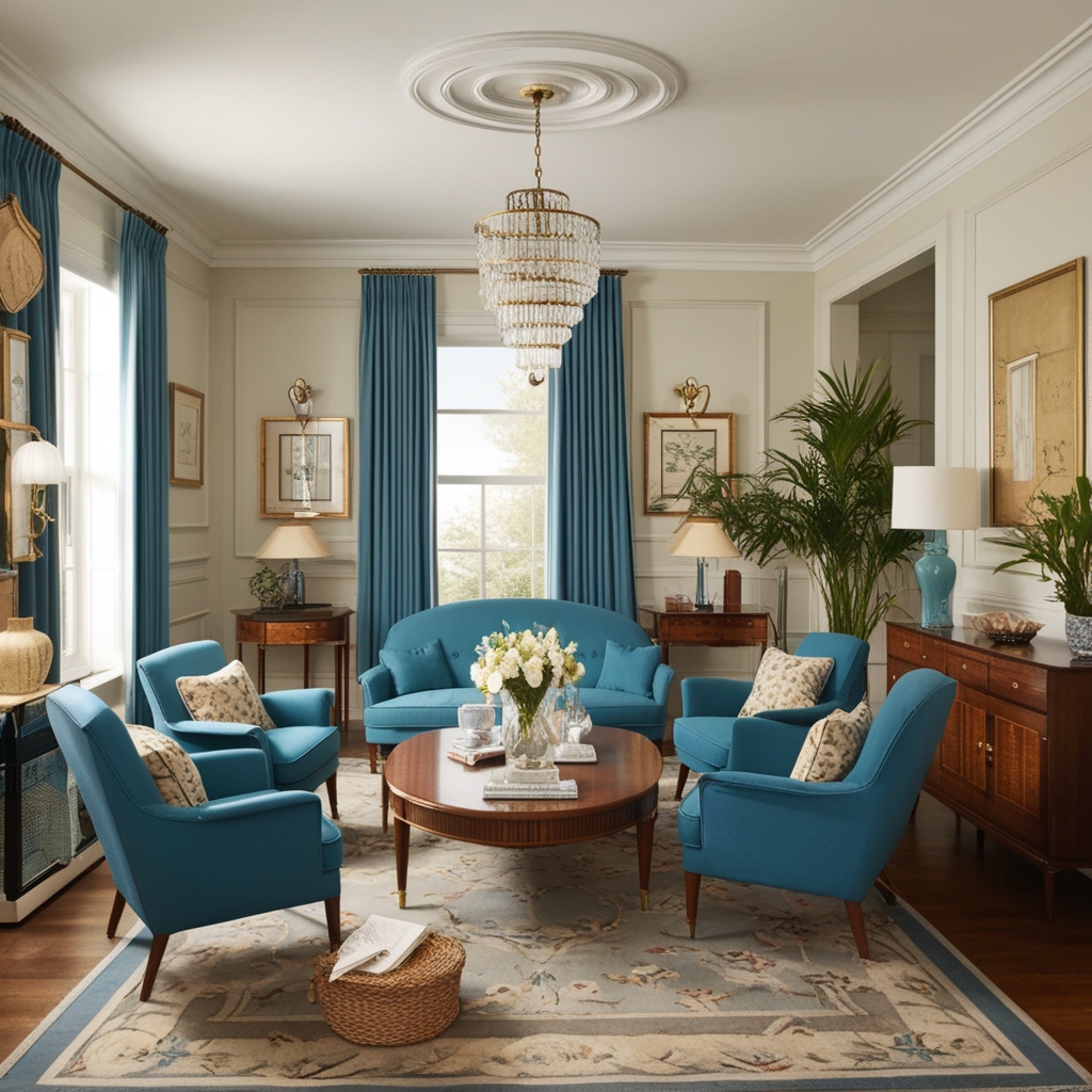 1940s Interior Design Style – Creative Home Decor Inspiration & Ideas | Paintit.ai - 7