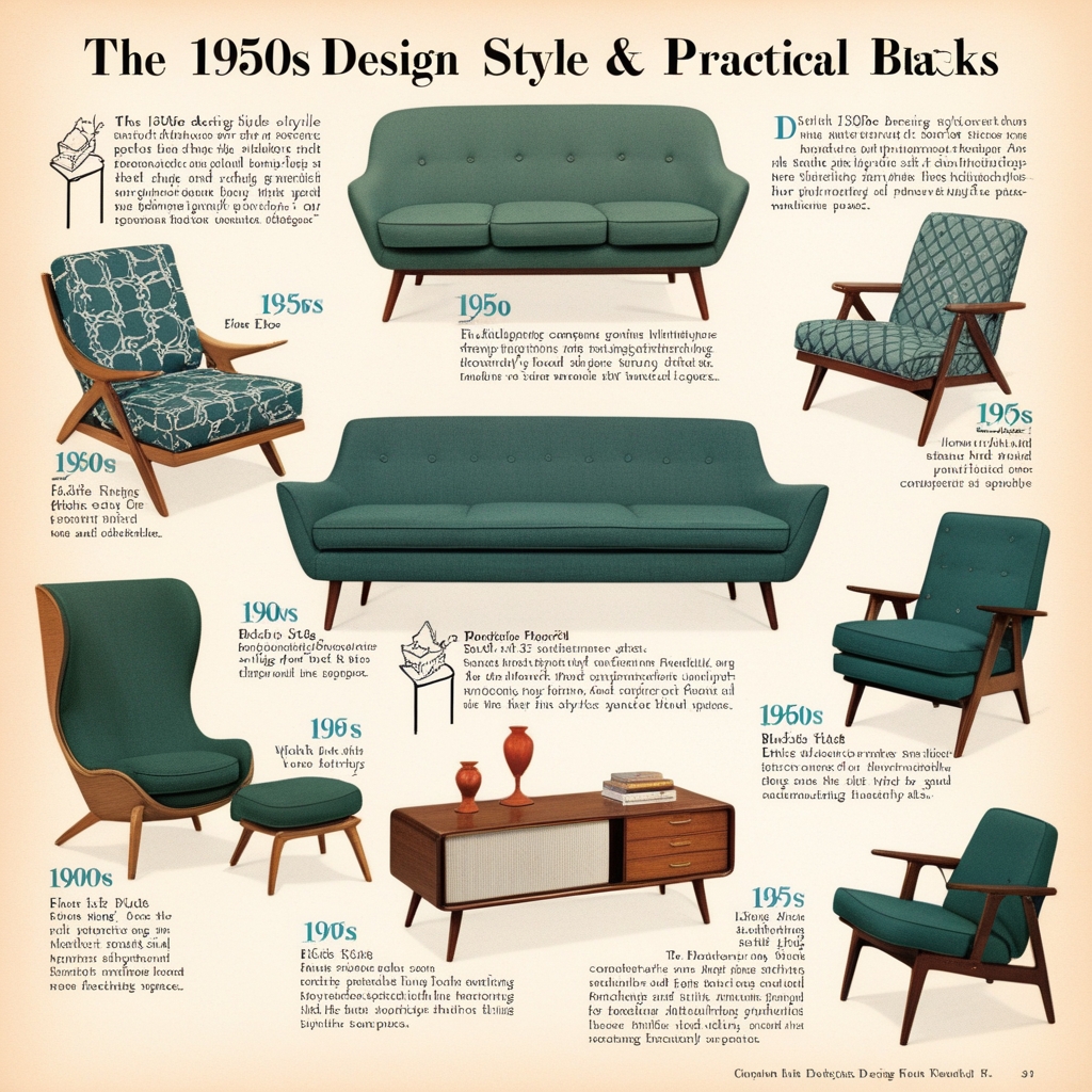 50s Style Interior Design – Creative Ideas & Tips for Your Home | Paintit.ai - 4