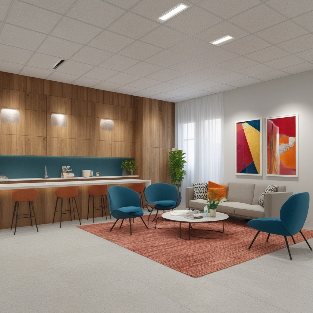 80's Miami Style Interior Design – Creative Ideas & Inspiration | Paintit.ai - 6