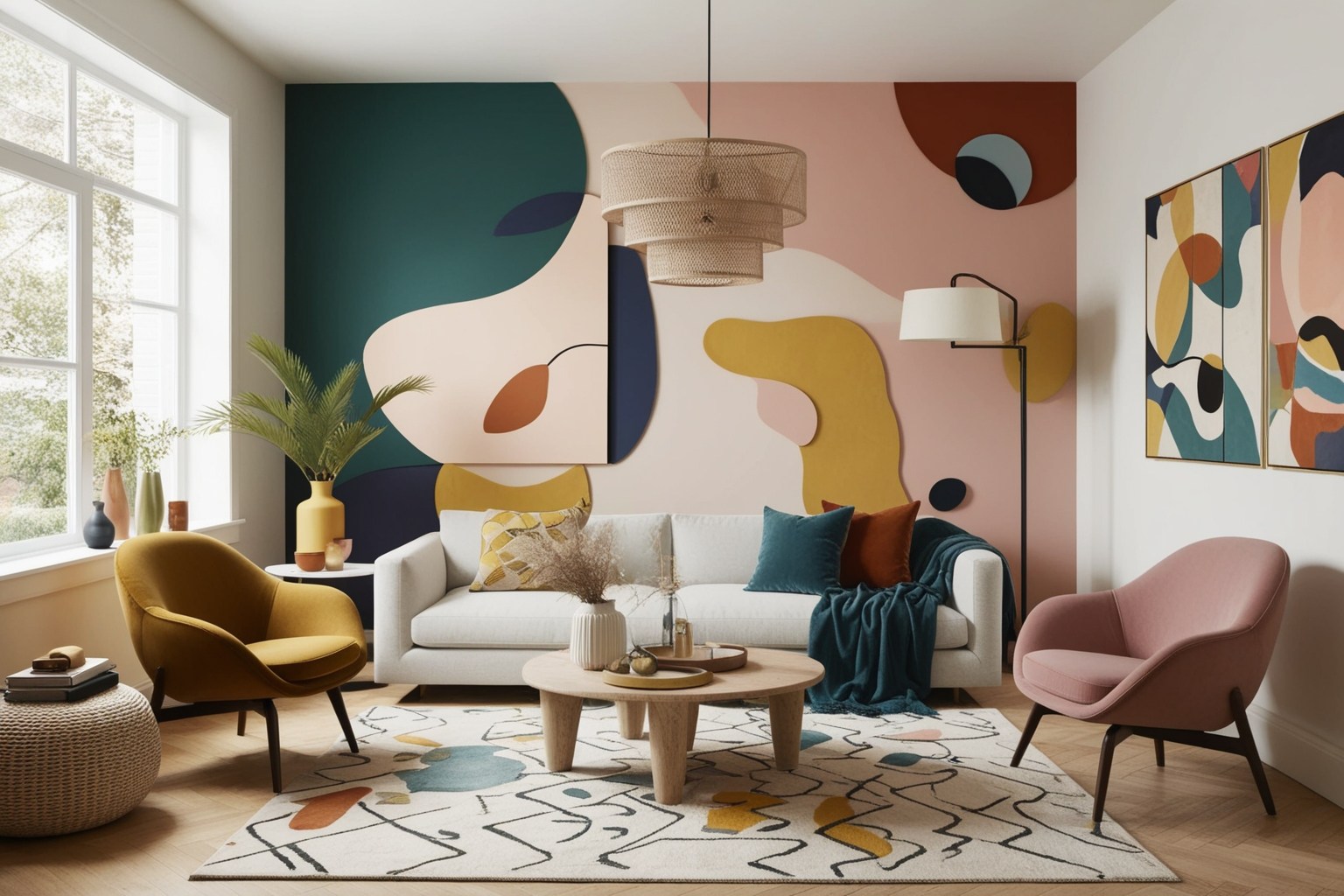 Abstract Interior Design Style - Explore Creative Ideas | Paintit.ai - 1