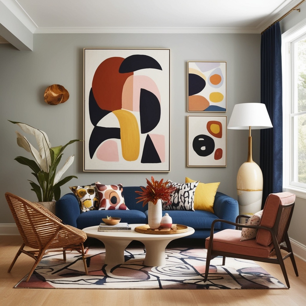 Abstract Interior Design Style - Explore Creative Ideas | Paintit.ai - 2