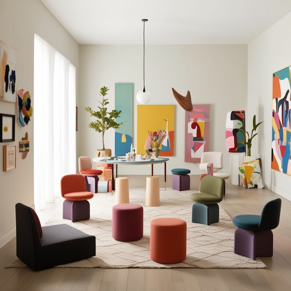 Abstract Interior Design Style - Explore Creative Ideas | Paintit.ai - 13