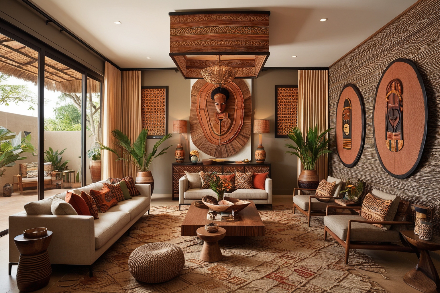 
African Style Interior Design – Key Features, Trends, and Ideas for Your Space | Paintit.ai
 - 1