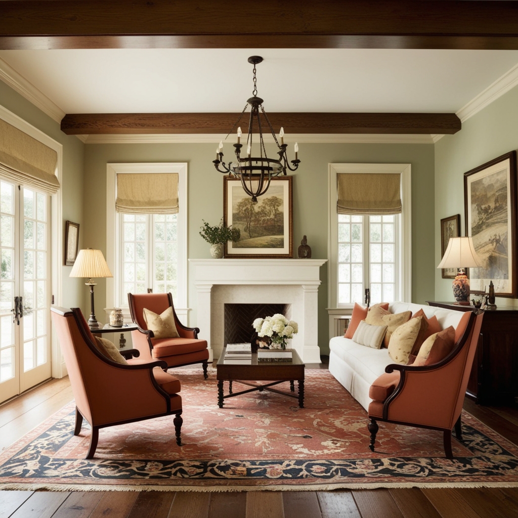 
American Colonial Style Interior Design – Elevate Your Space with Inspiring Ideas | Paintit.ai
 - 2