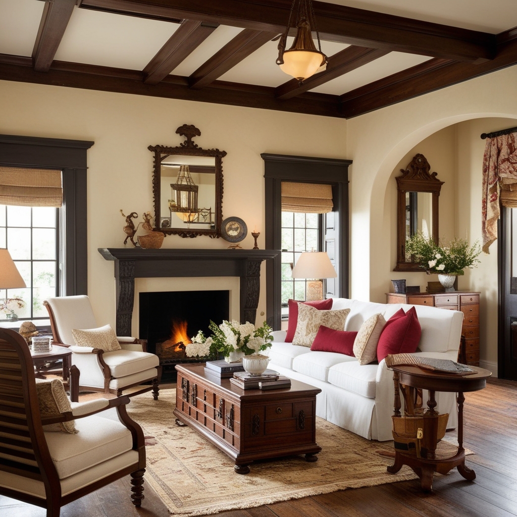 
American Colonial Style Interior Design – Elevate Your Space with Inspiring Ideas | Paintit.ai
 - 3