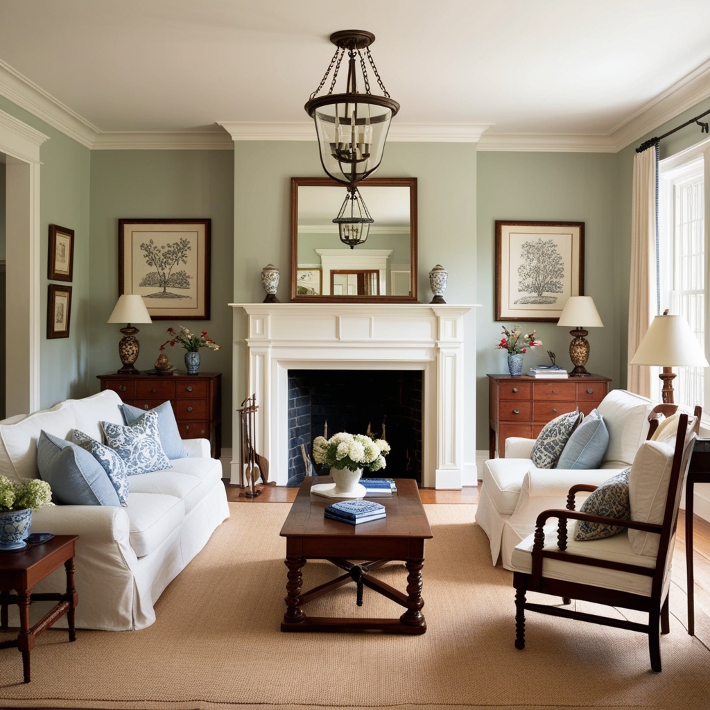 
American Colonial Style Interior Design – Elevate Your Space with Inspiring Ideas | Paintit.ai
 - 7