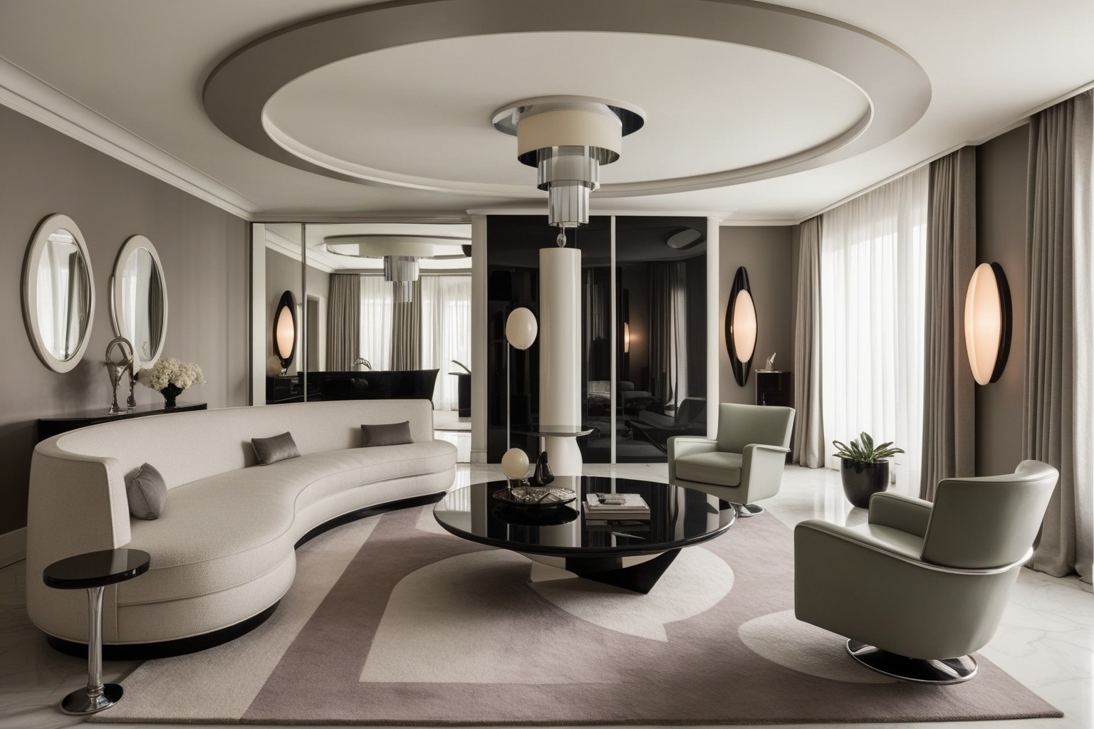 Art Moderne Interior Design Style - Discover Modern Living Ideas | Paintit.ai - 1