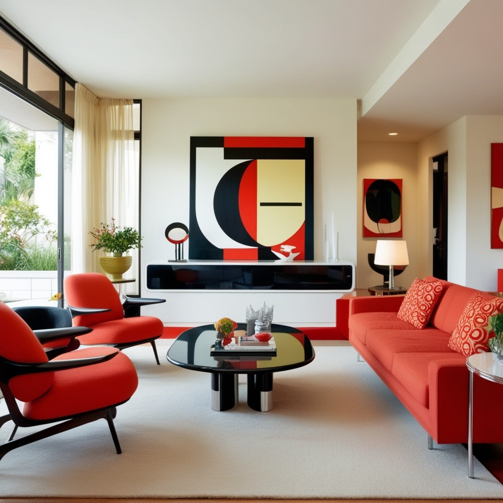 Art Moderne Interior Design Style - Discover Modern Living Ideas | Paintit.ai - 2