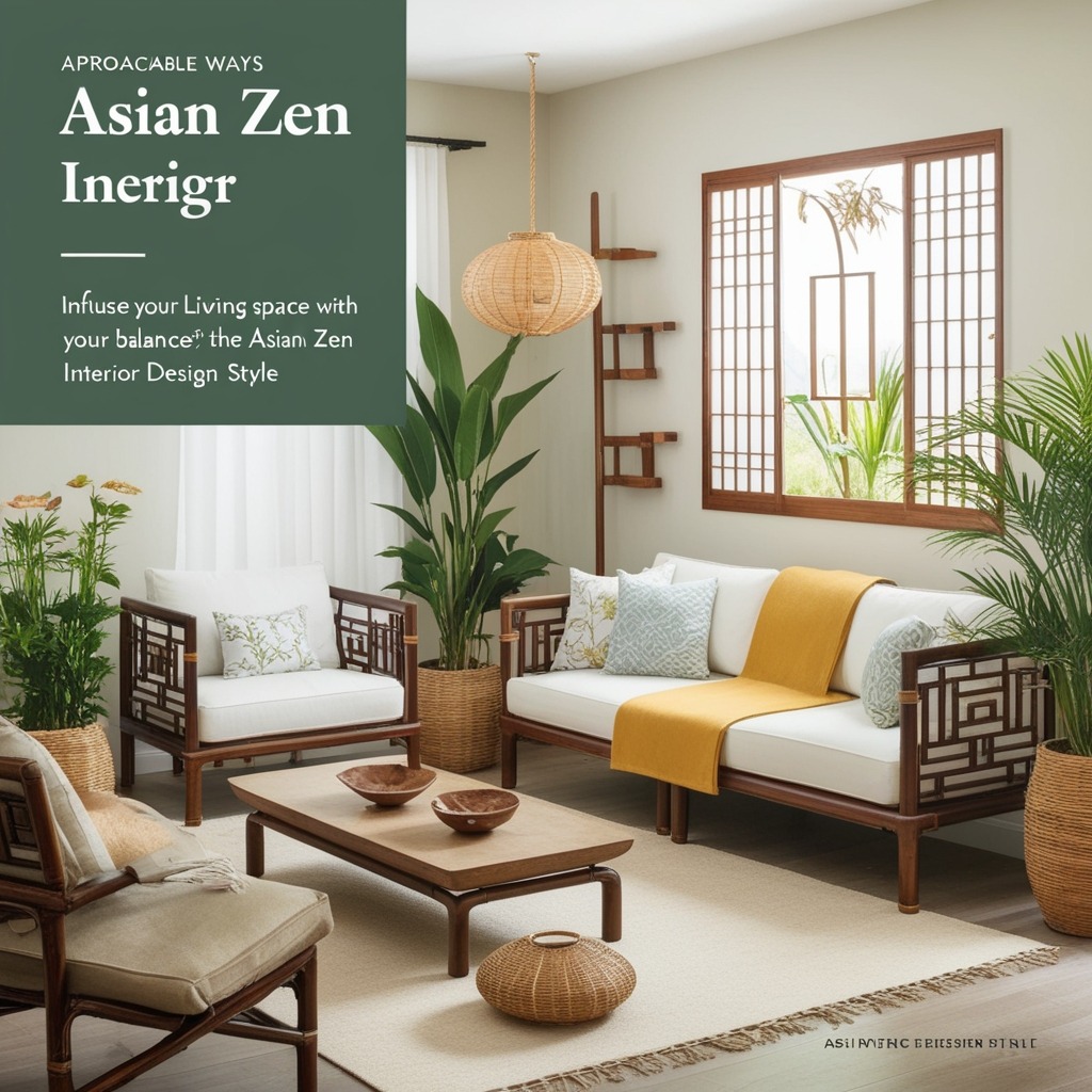 Asian Zen Interior Design Style - Discover Calming Ideas | Paintit.ai - 2