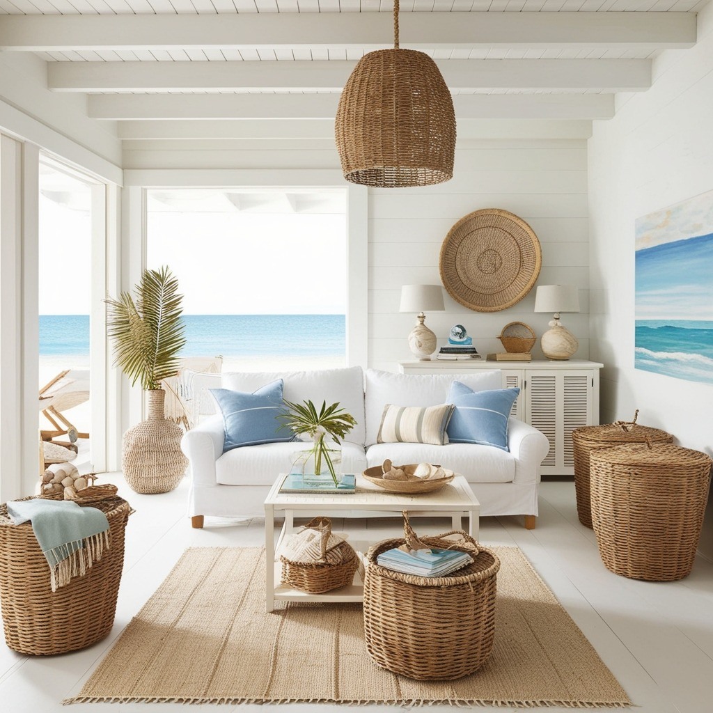 Beach House Style Interior Design - Explore Fresh Decor Ideas | Paintit.ai - 12