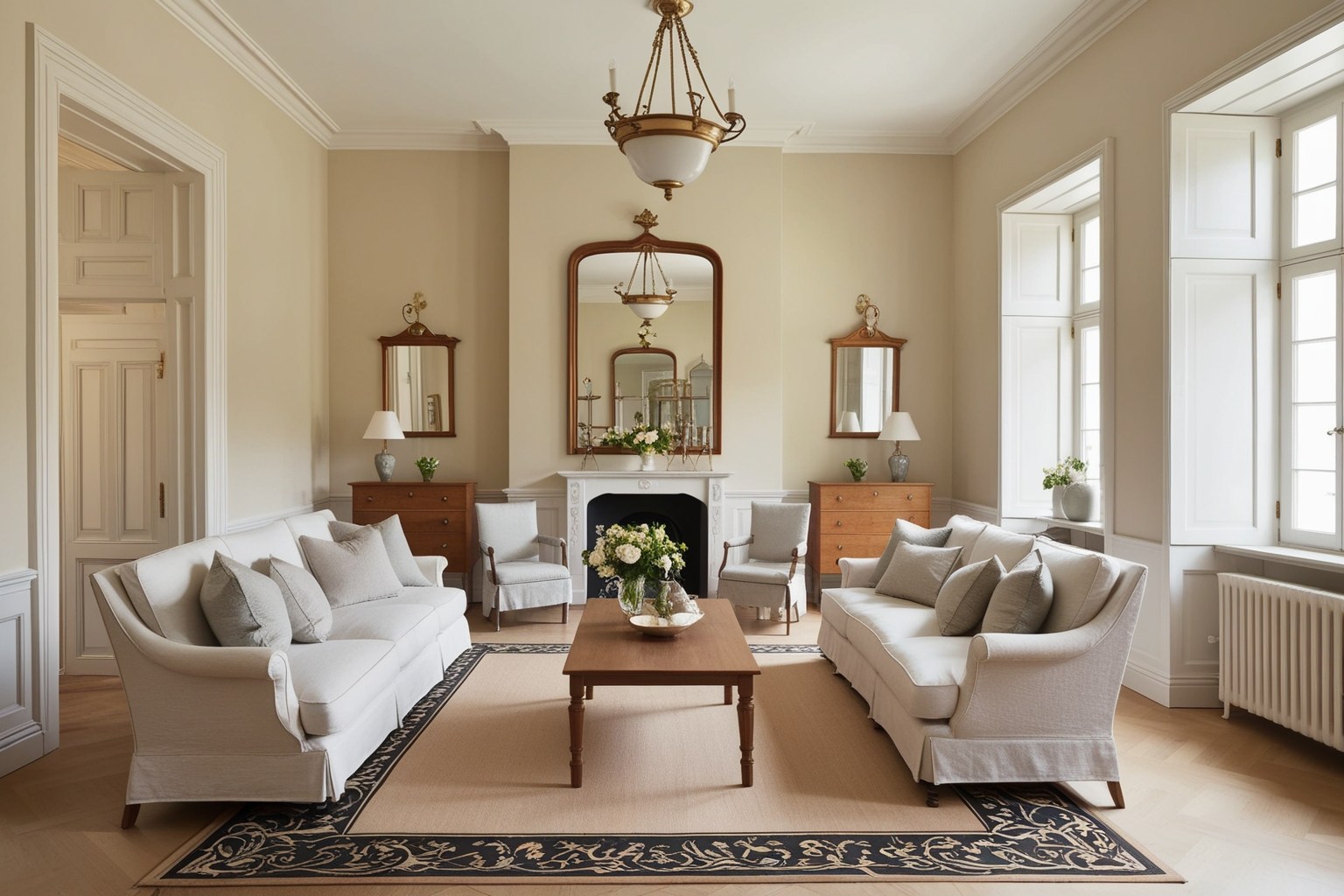 Biedermeier Style Interior Design - Transform Your Space Now | Paintit.ai - 1