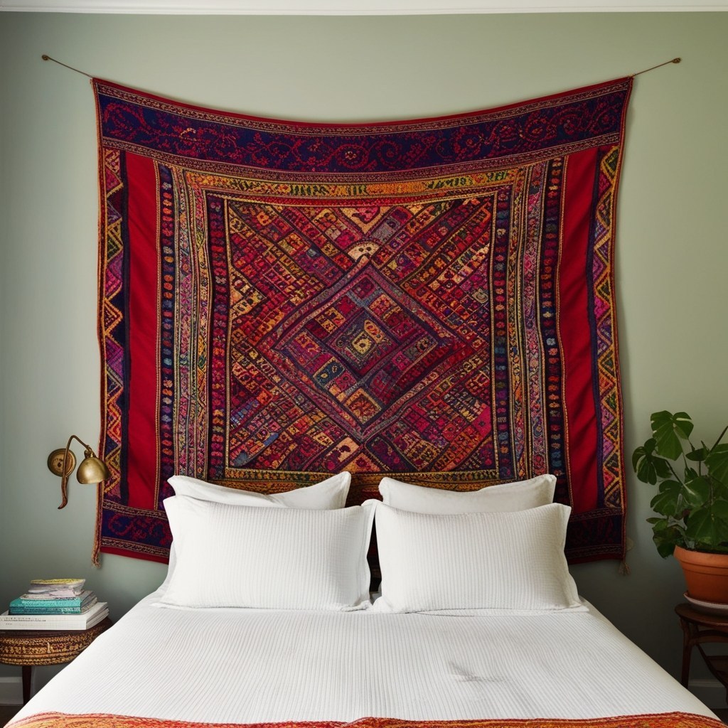 Bohemian Style Interior Design Bedroom - Explore Creative Ideas | Paintit.ai - 13