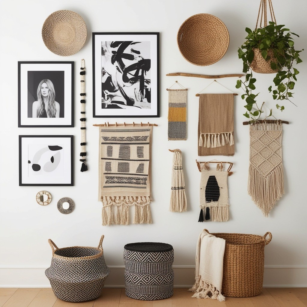 Bohemian Style Interior Design Bedroom - Explore Creative Ideas | Paintit.ai - 8