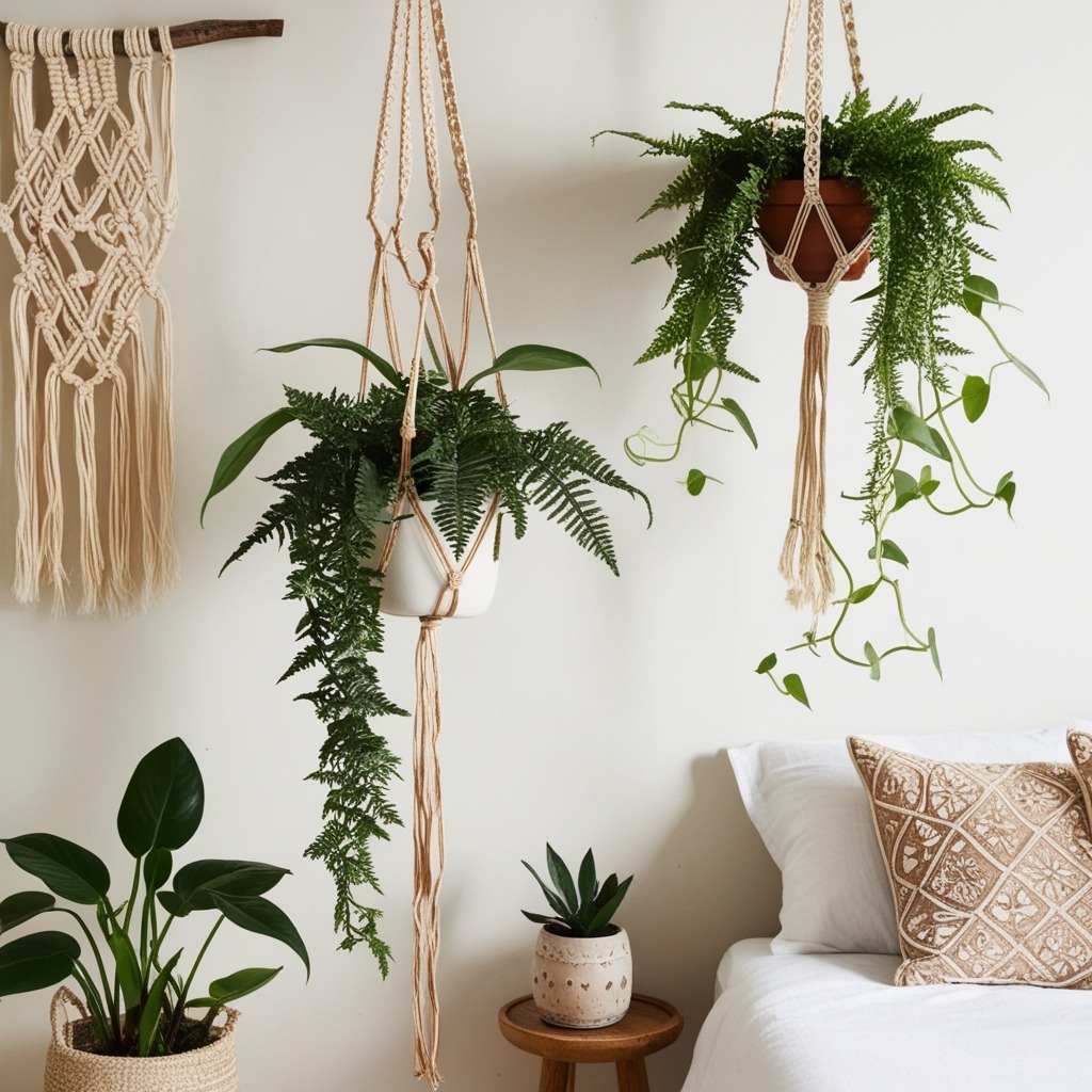 Bohemian Style Interior Design Bedroom - Explore Creative Ideas | Paintit.ai - 9