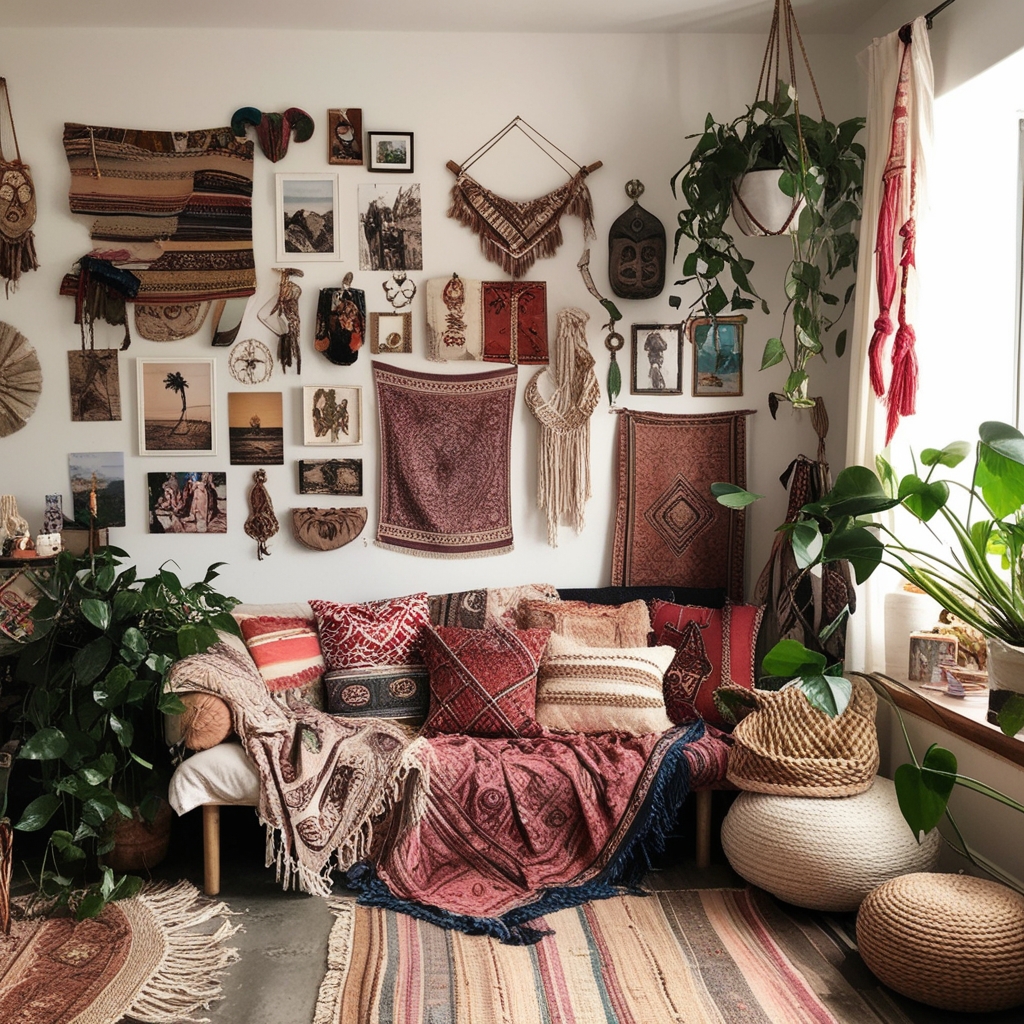 
Bohemian Style Interior Design Characteristics – Key Features, Trends, and Ideas for Your Space | Paintit.ai
 - 6