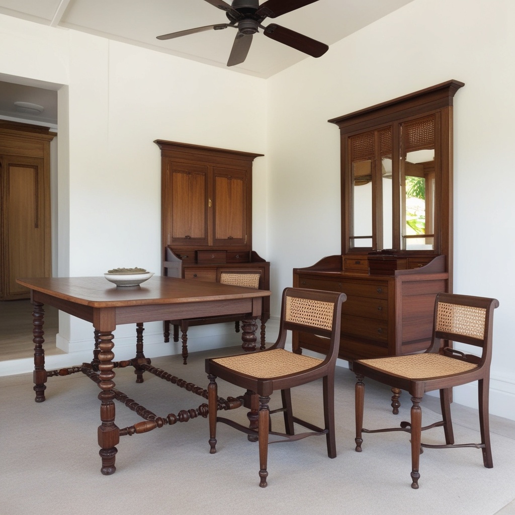 British Colonial Style Interior Design - Explore Inspiring Ideas | Paintit.ai - 4