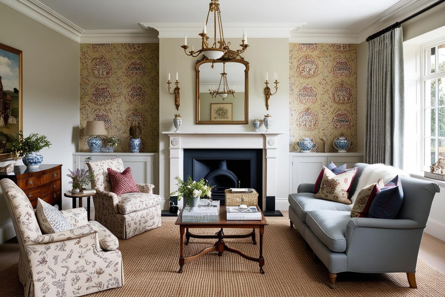 British Style Interior Design - Discover Inspiring Ideas | Paintit.ai - 1