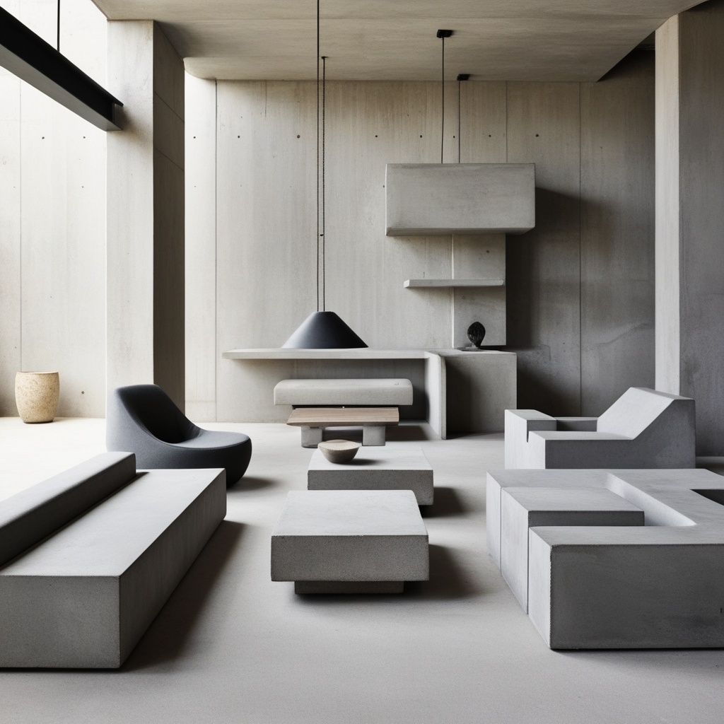 Brutalist Interior Design Style - Explore Modern Living Ideas | Paintit.ai - 4