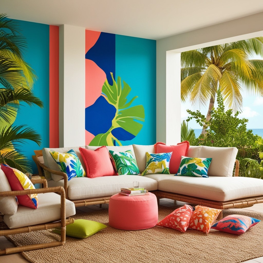 Caribbean Style Interior Design - Explore Fresh Home Ideas | Paintit.ai - 3
